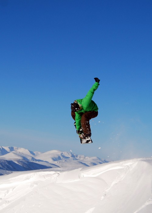 snowboarding by Graeme